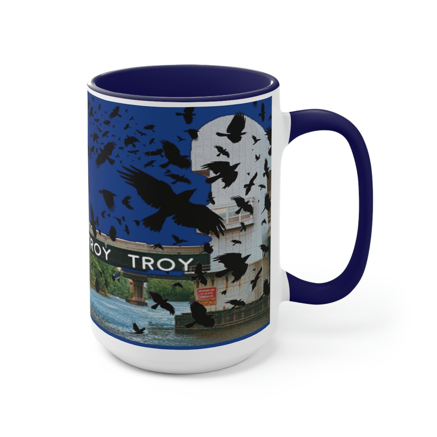 Troys crows have eyes coffee mug, 15oz