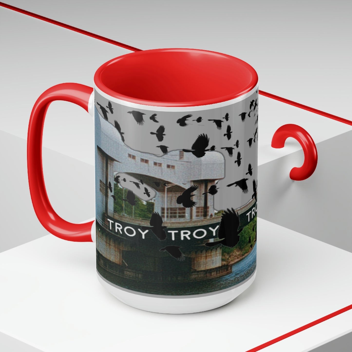 Troys crows have eyes coffee mug, 15oz