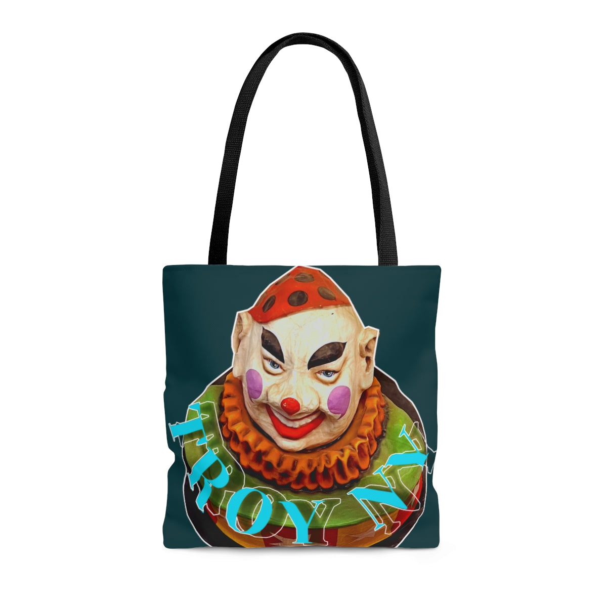 Troy NY creepy clown Tote Bag