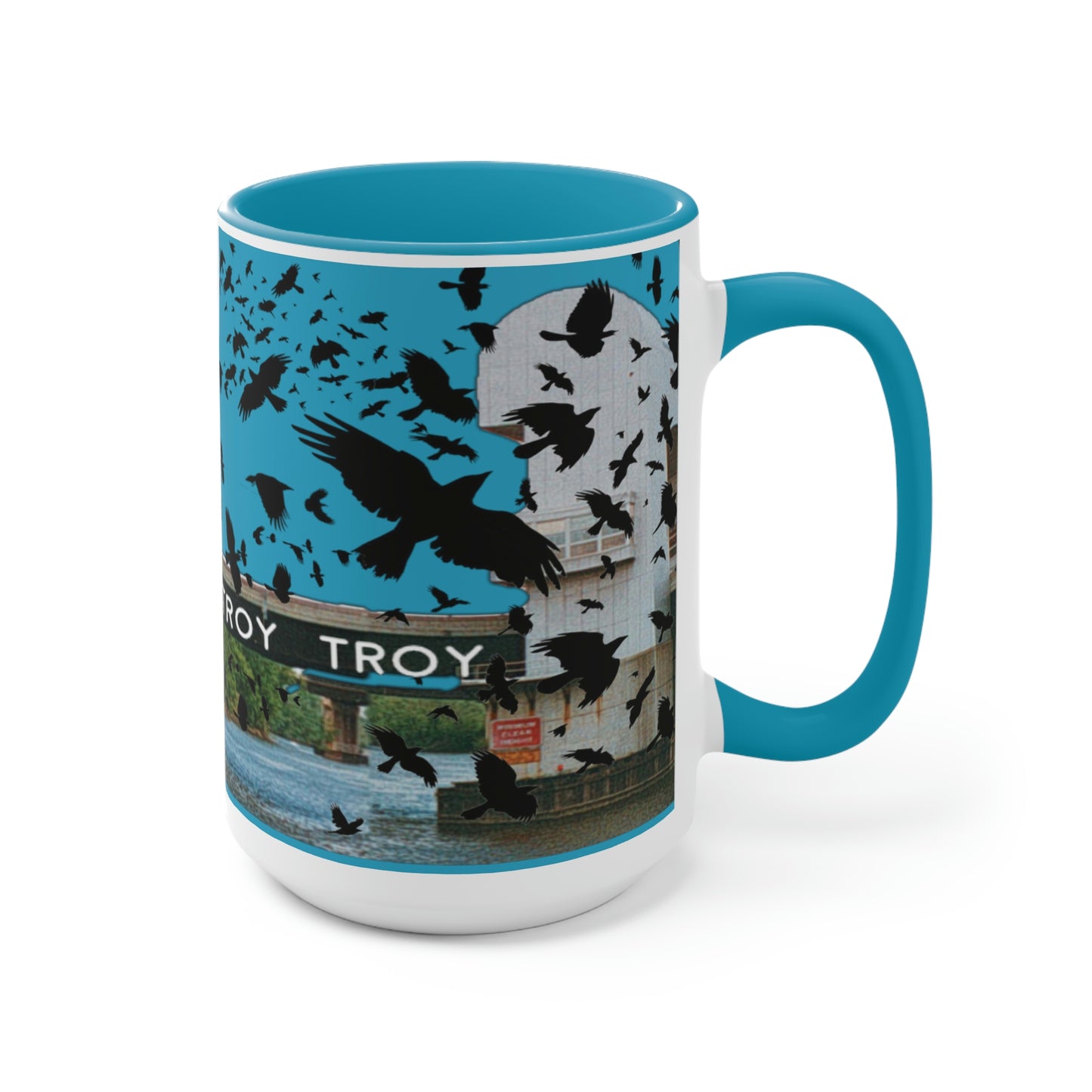 Troys crows have eyes coffee mug, 15oz