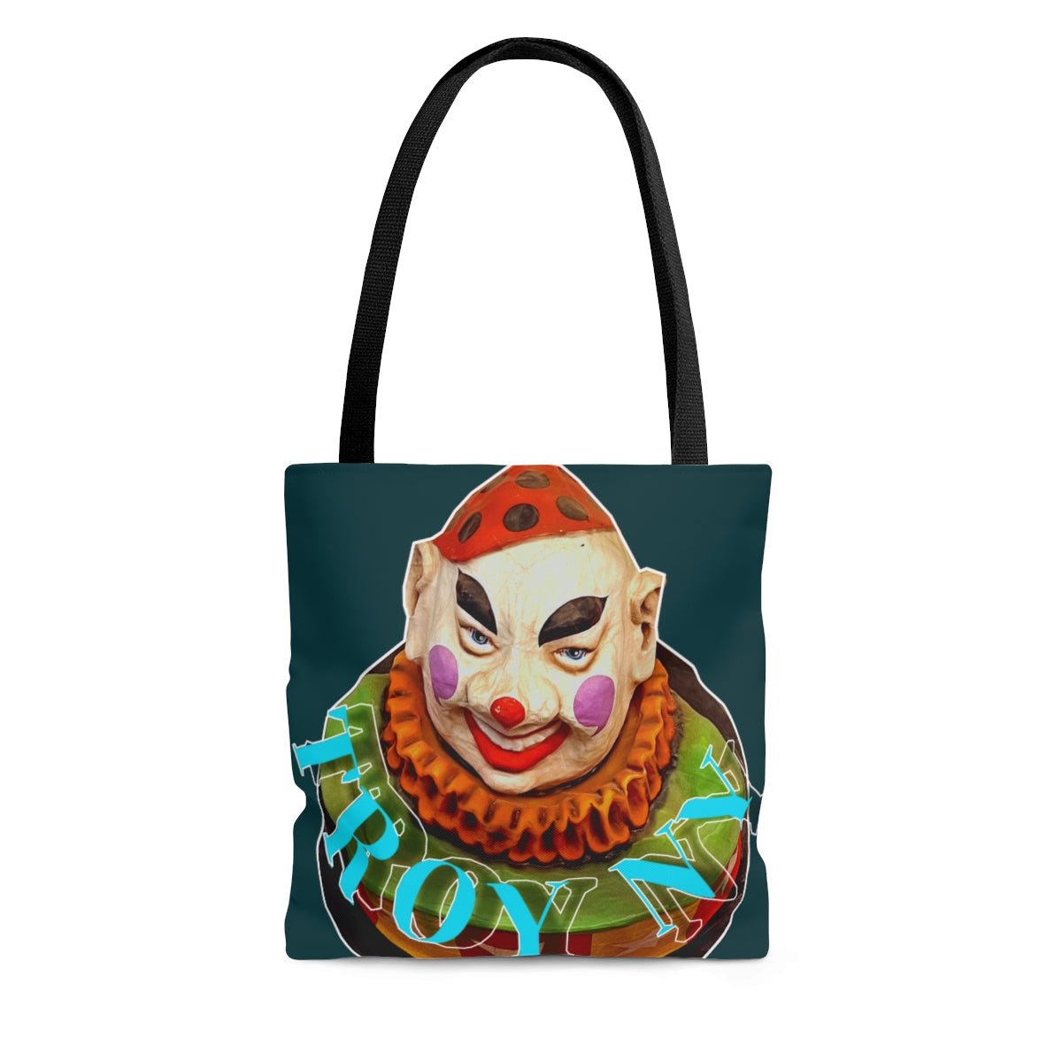 Troy NY creepy clown Tote Bag