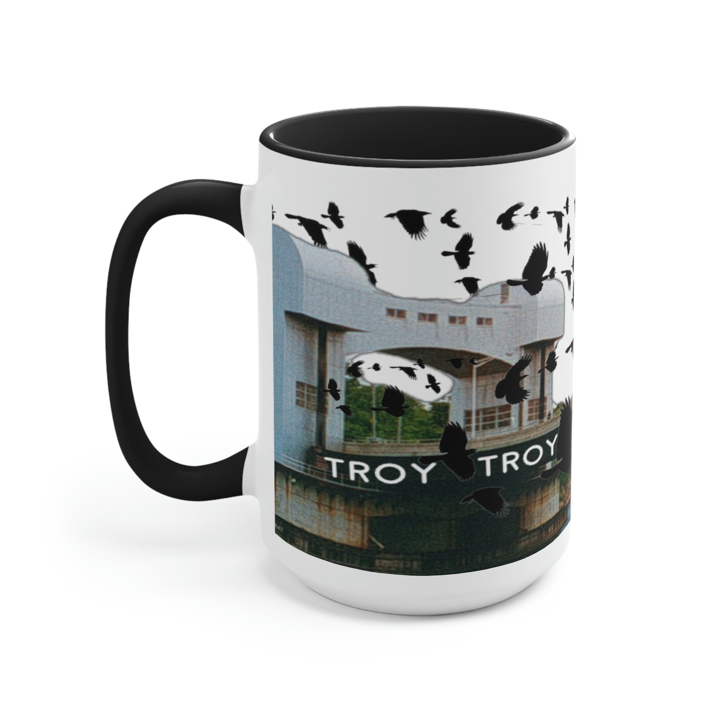 Troys crows have eyes coffee mug, 15oz