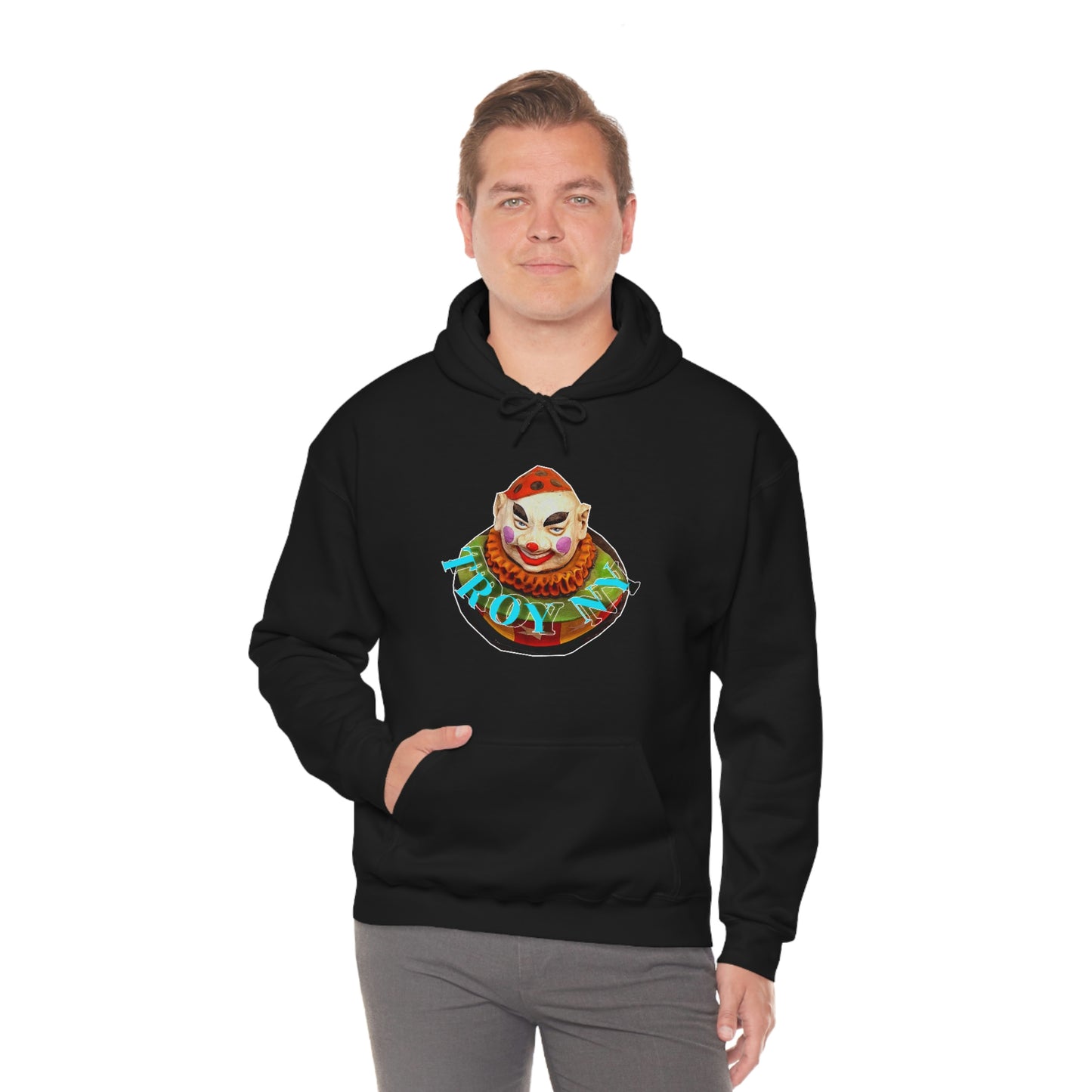 Clown town unisex hoodie