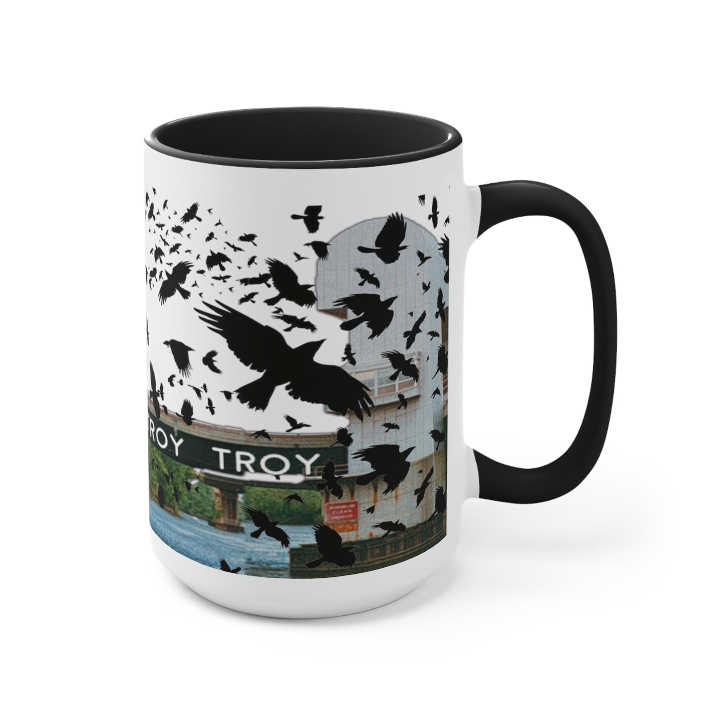 Troys crows have eyes coffee mug, 15oz