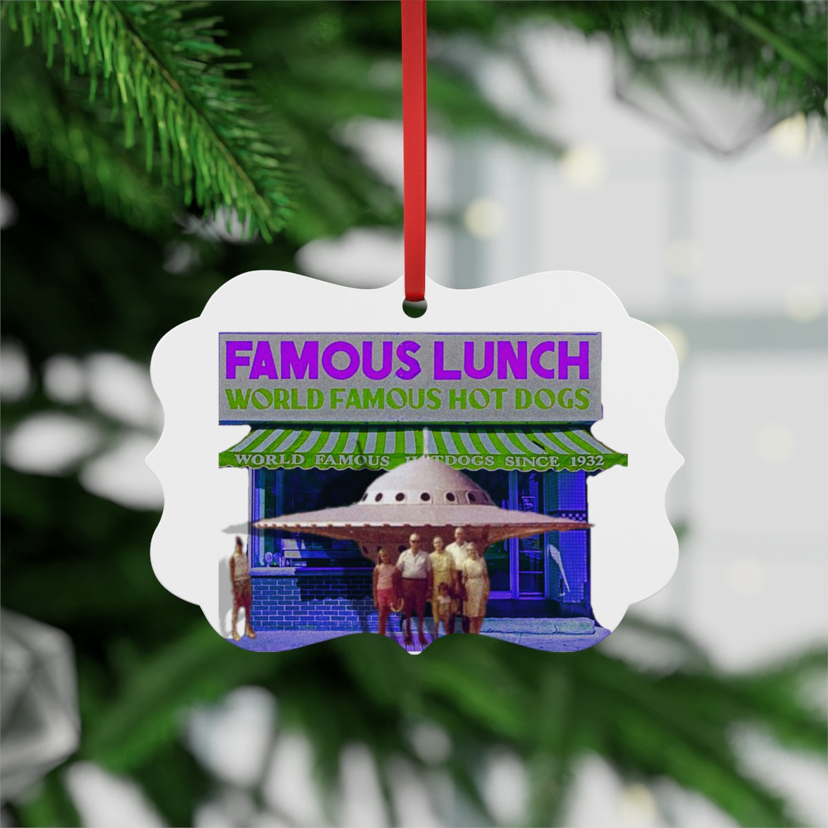 Famous lunch ornament