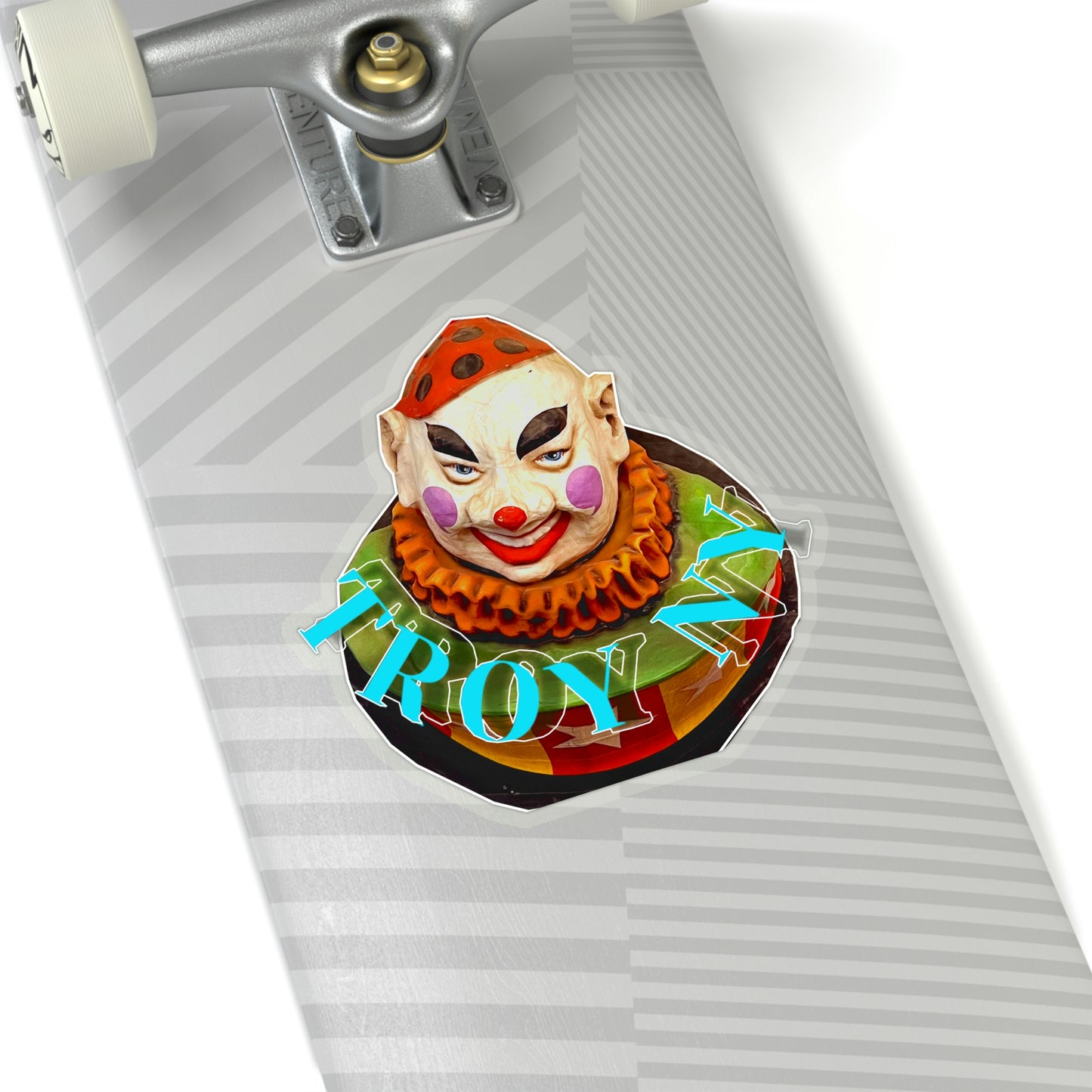 Clown town stickers