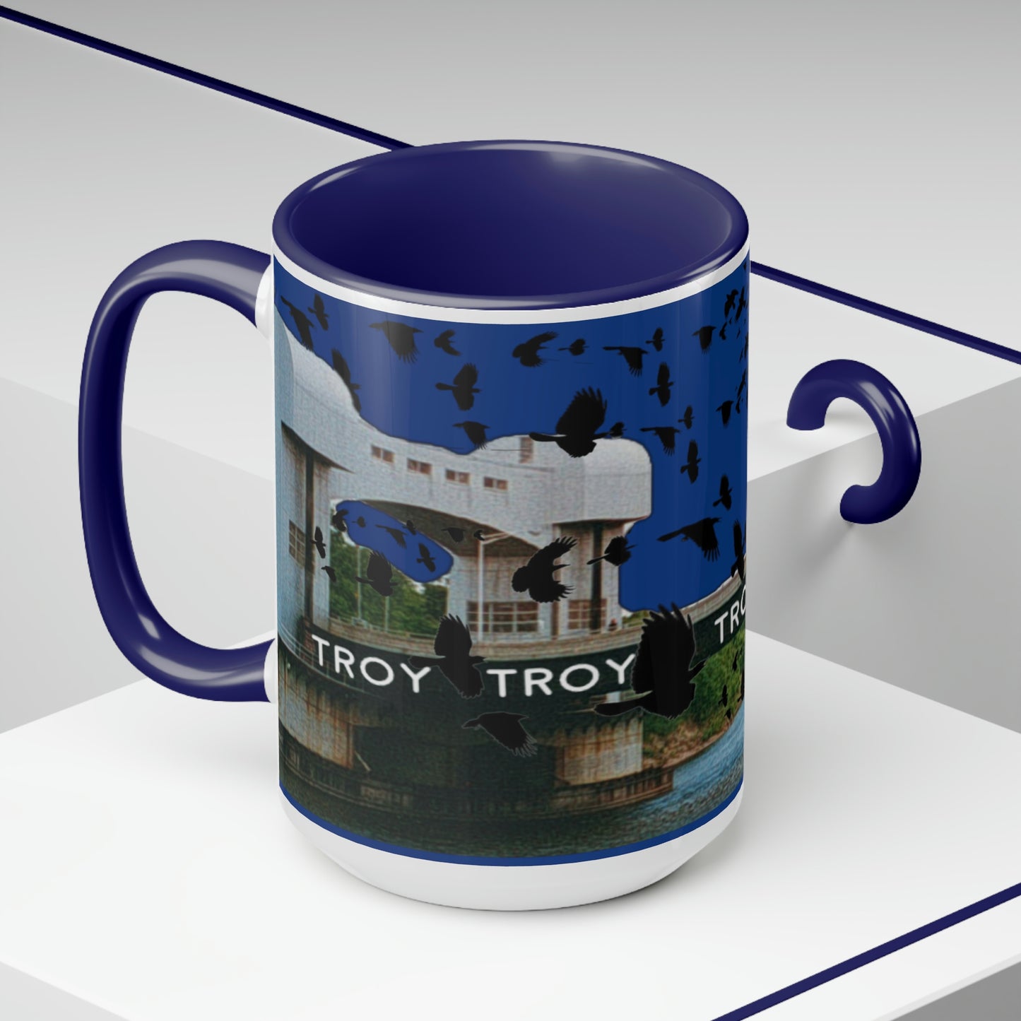 Troys crows have eyes coffee mug, 15oz