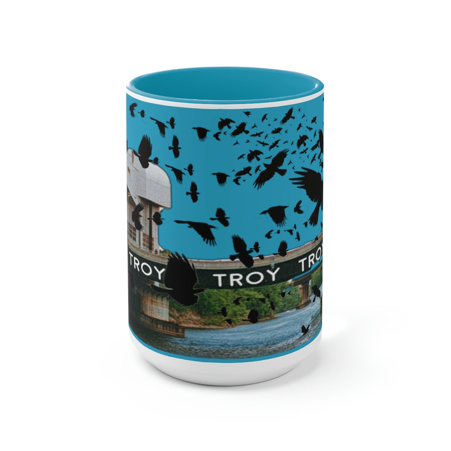 Troys crows have eyes coffee mug, 15oz