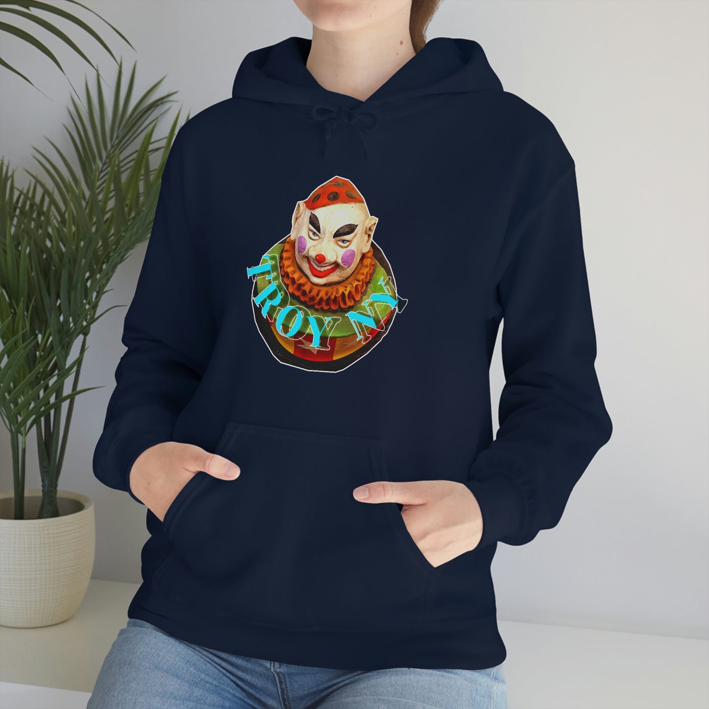 Clown town unisex hoodie