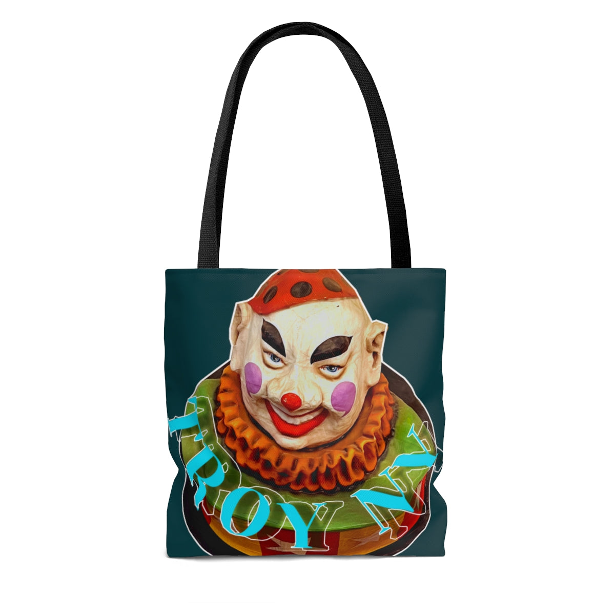 Troy NY creepy clown Tote Bag