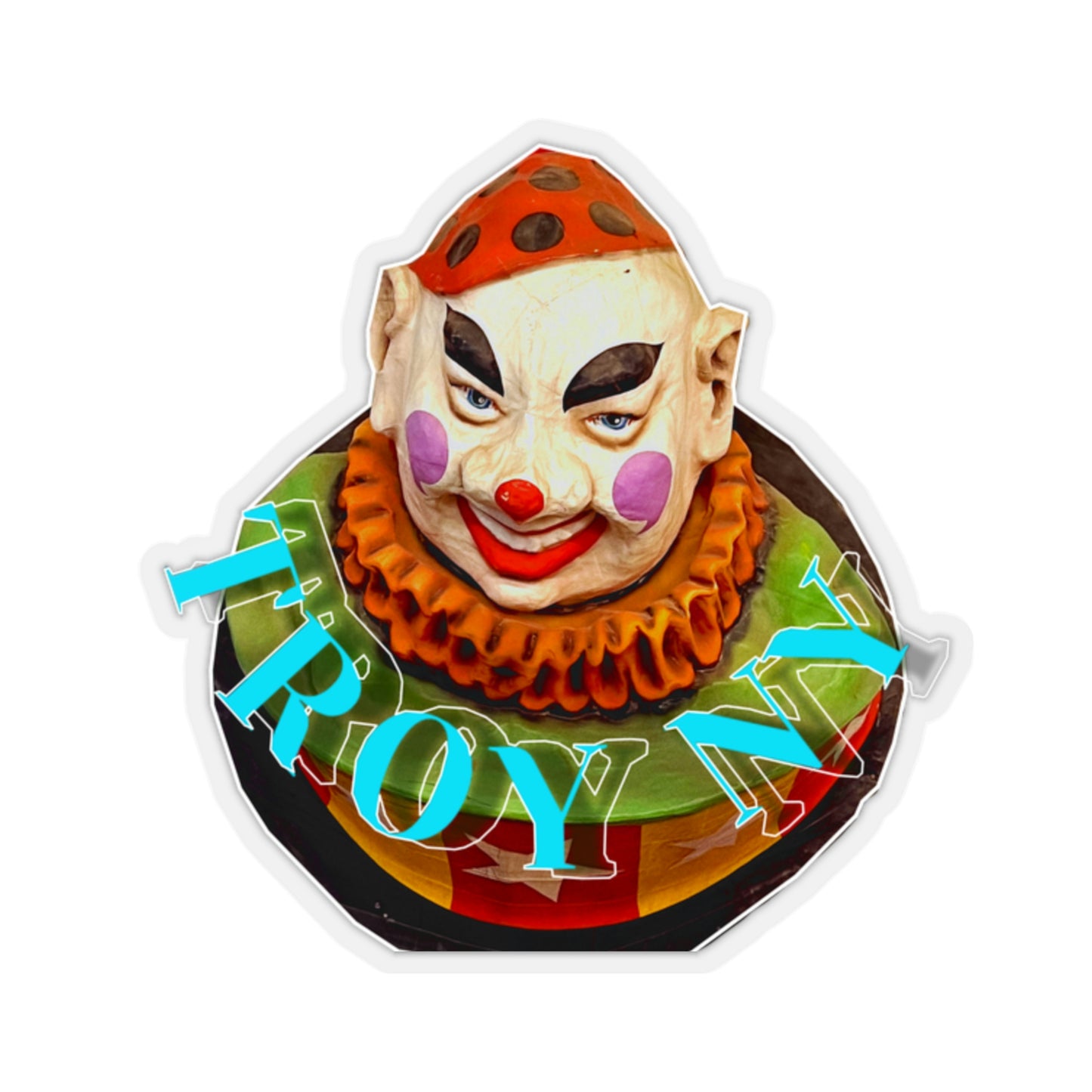 Clown town stickers