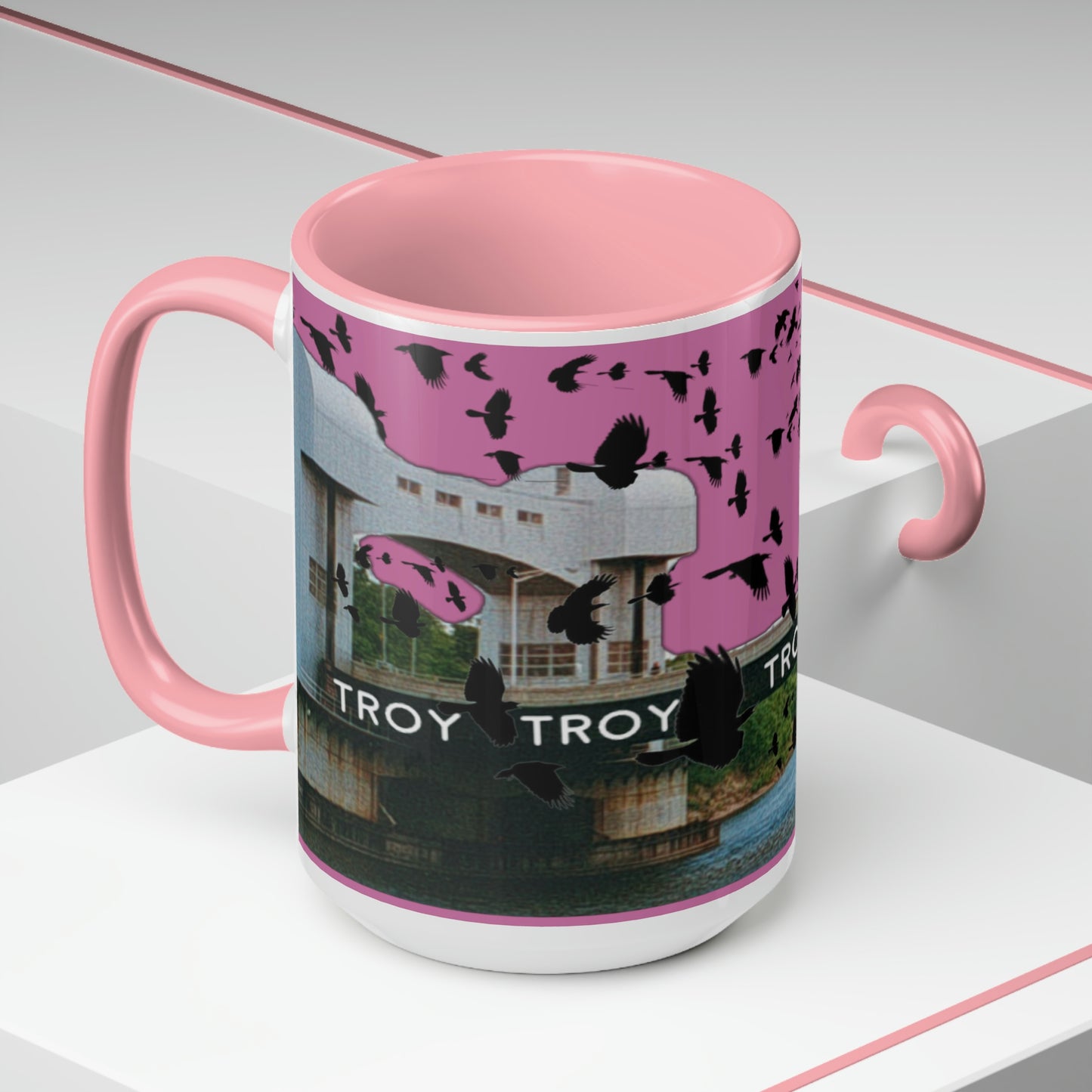 Troys crows have eyes coffee mug, 15oz