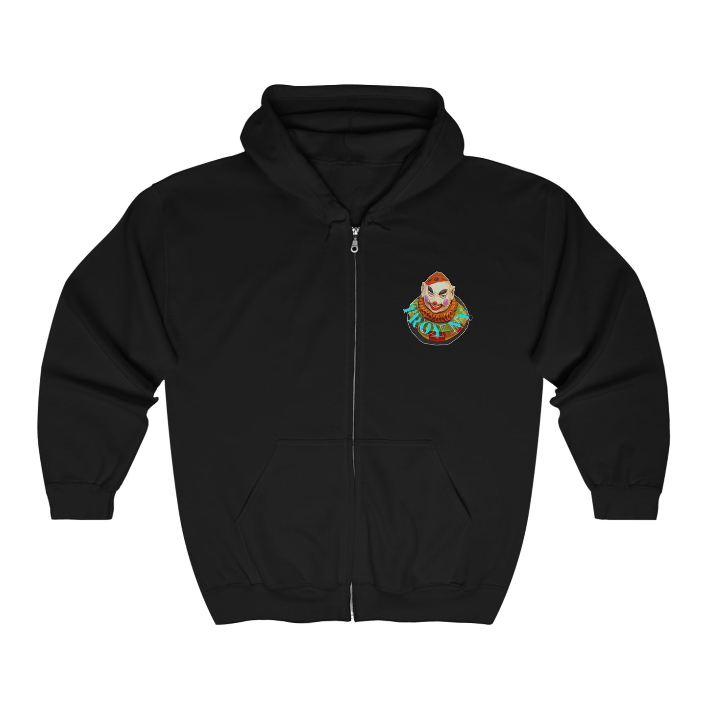 Clown town full zip Hooded Sweatshirt