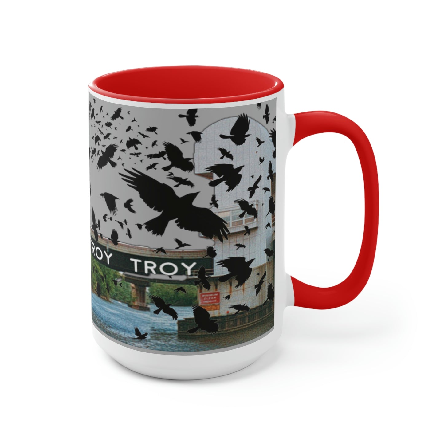 Troys crows have eyes coffee mug, 15oz