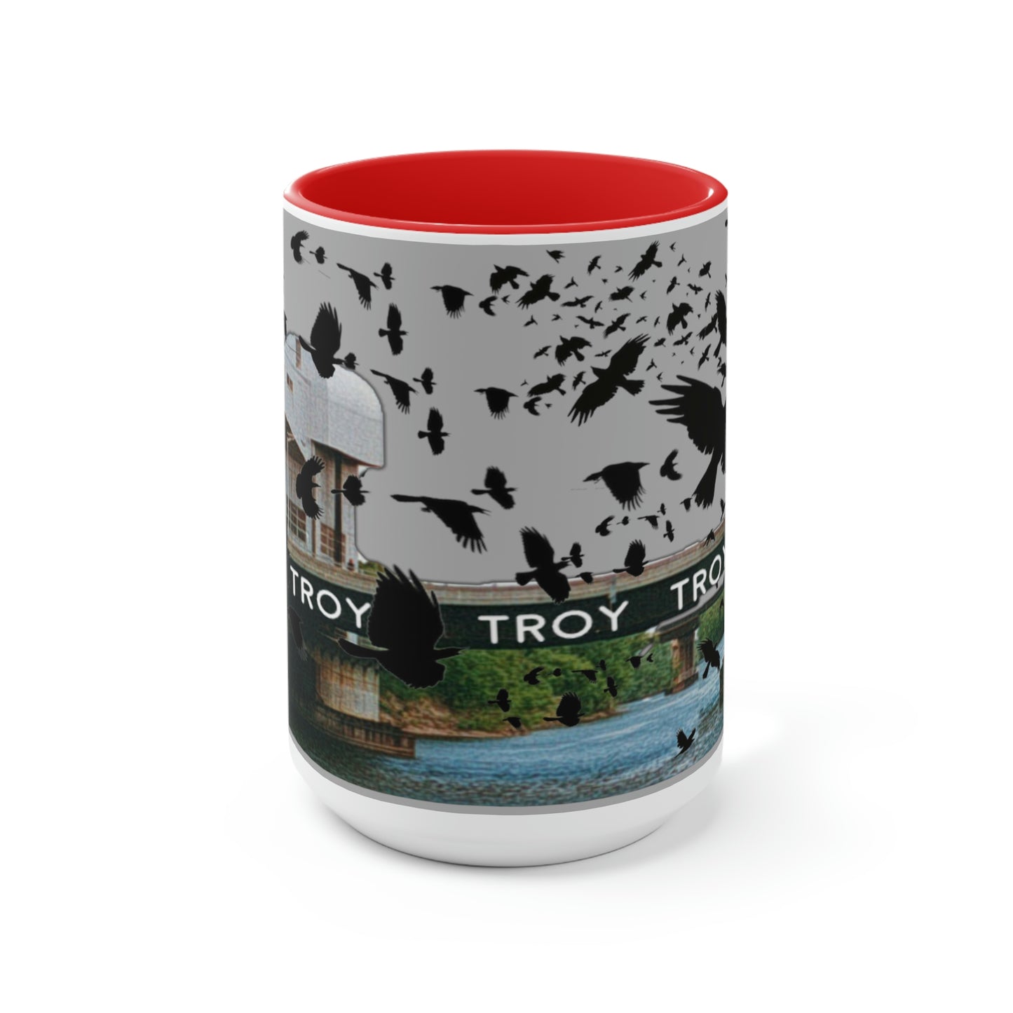 Troys crows have eyes coffee mug, 15oz