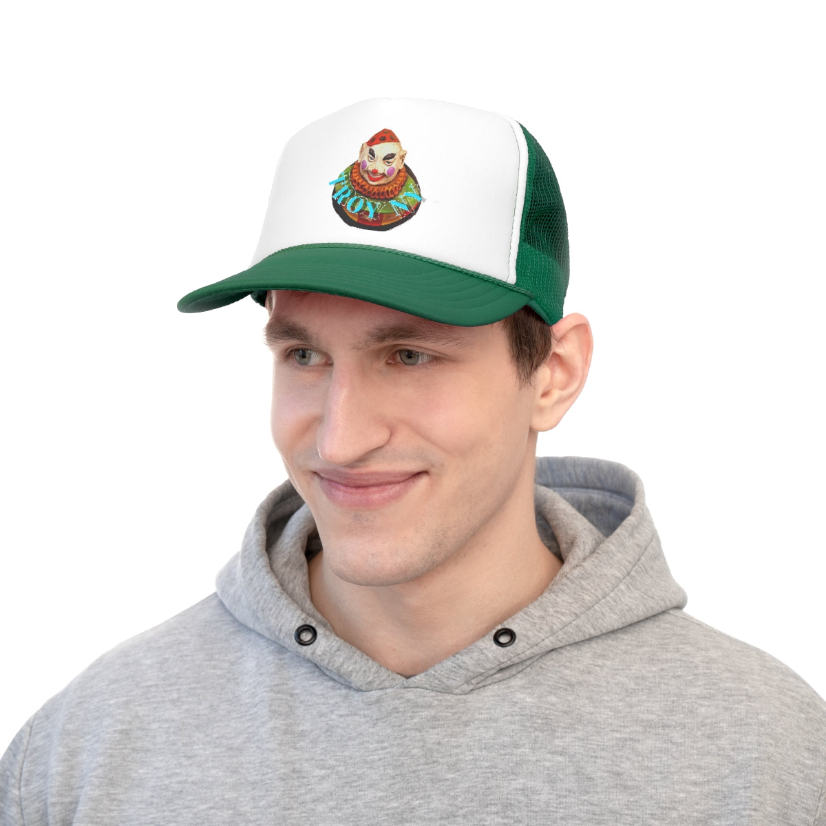 Creepster clown trucker hat