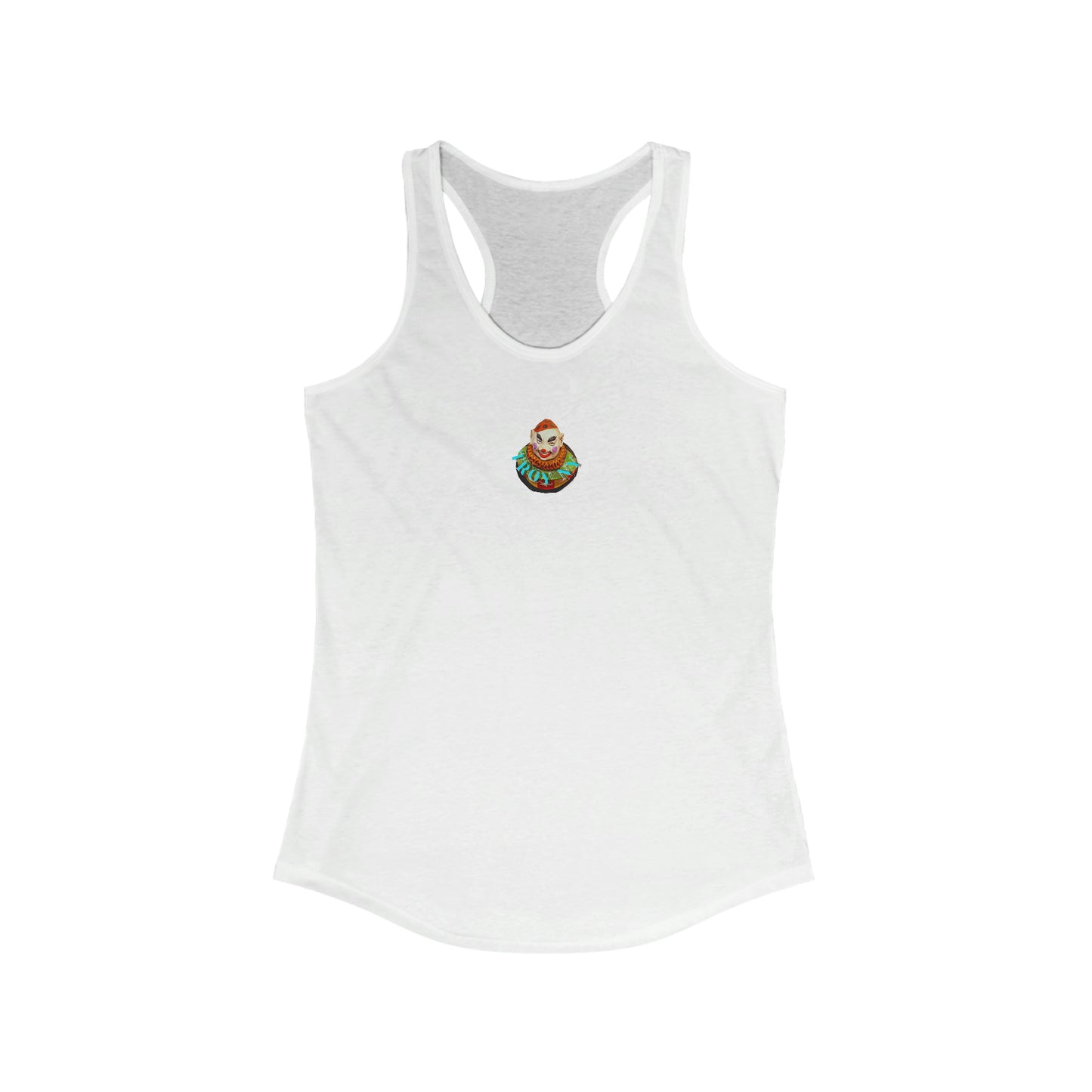 clown town Racerback Tank