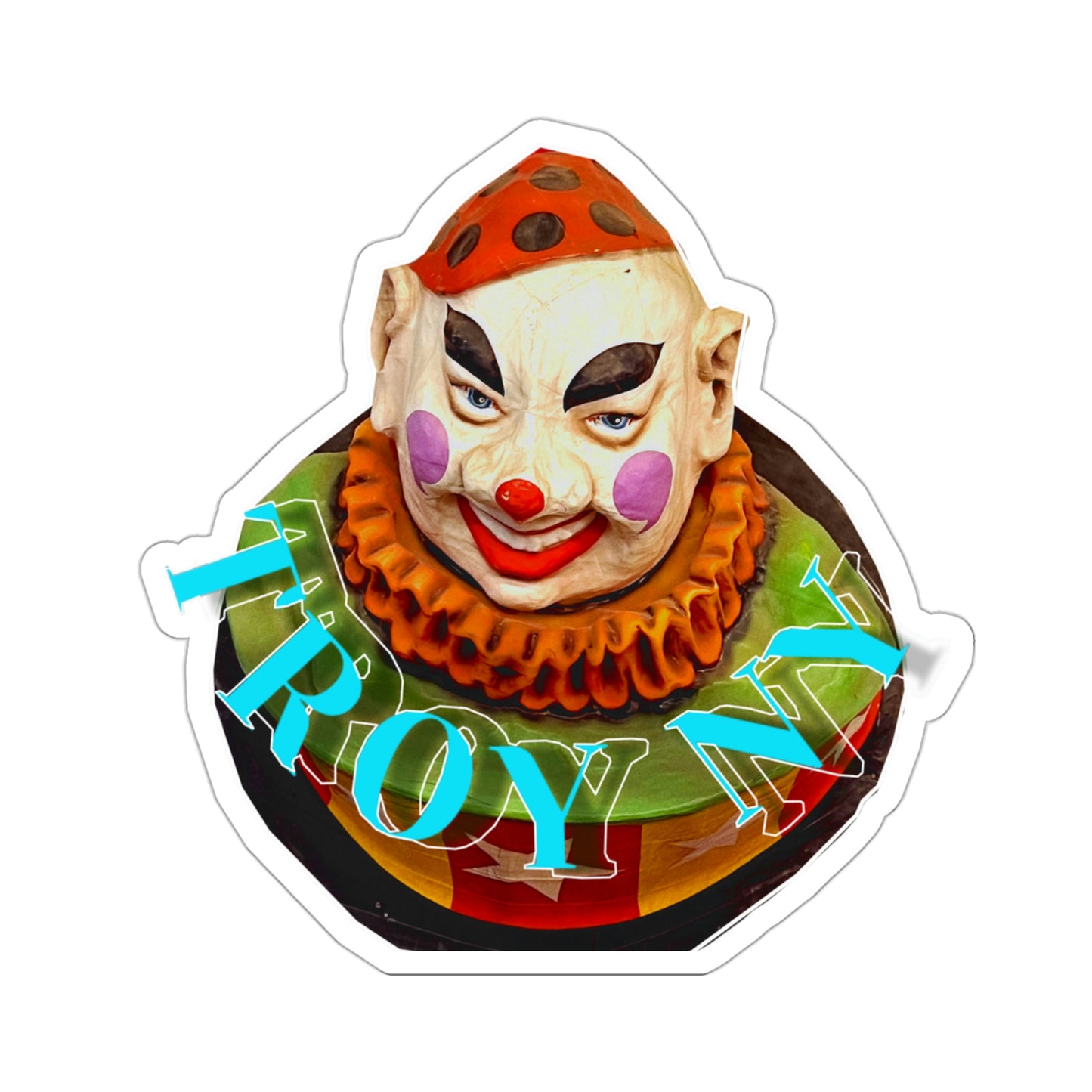 Clown town stickers