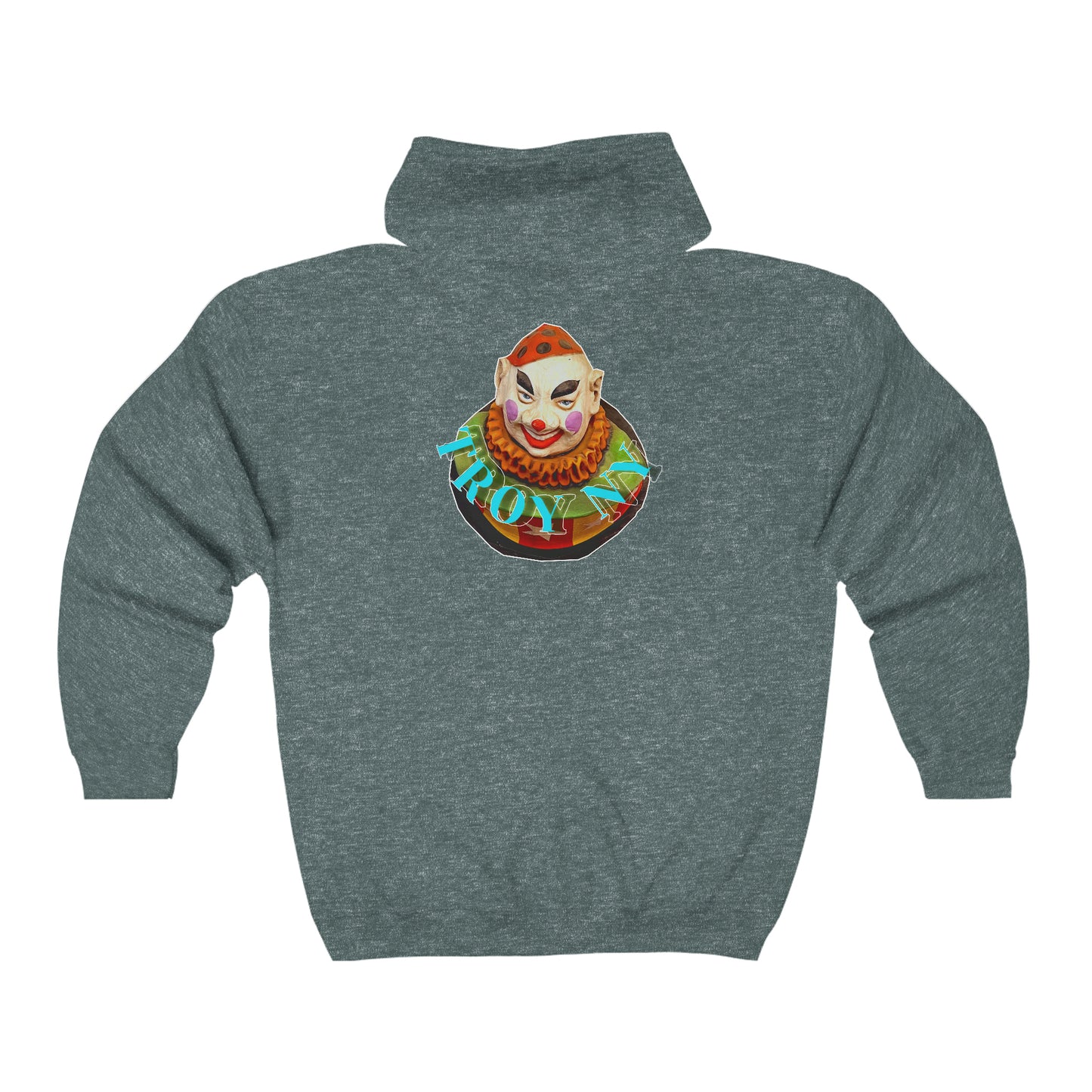 Clown town full zip Hooded Sweatshirt