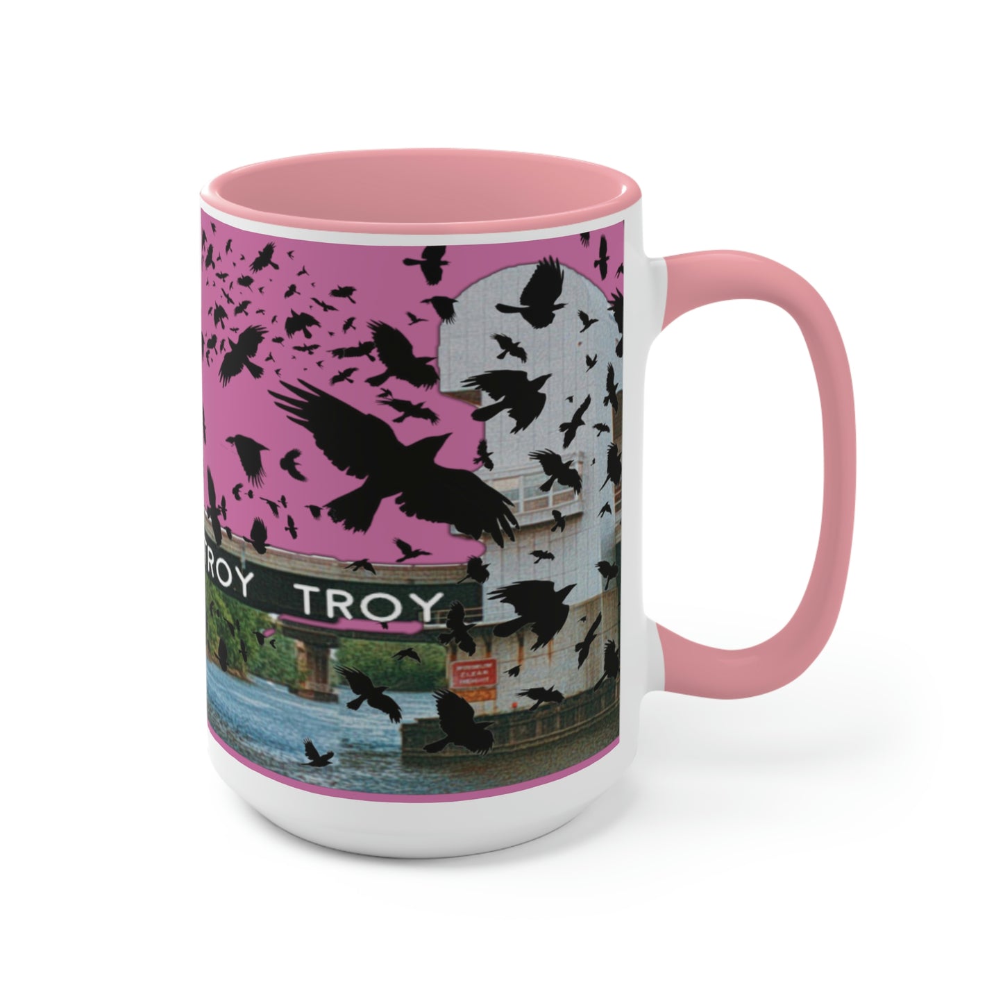 Troys crows have eyes coffee mug, 15oz