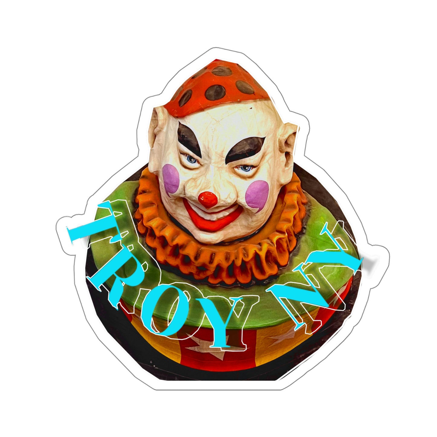 Clown town stickers