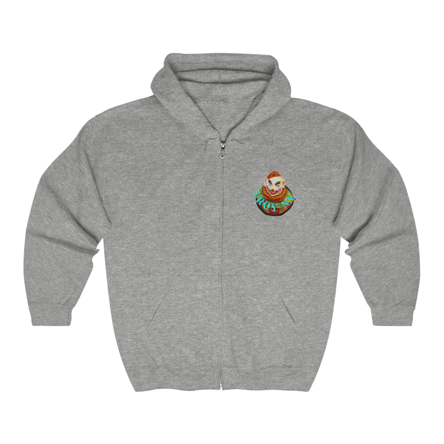 Clown town full zip Hooded Sweatshirt