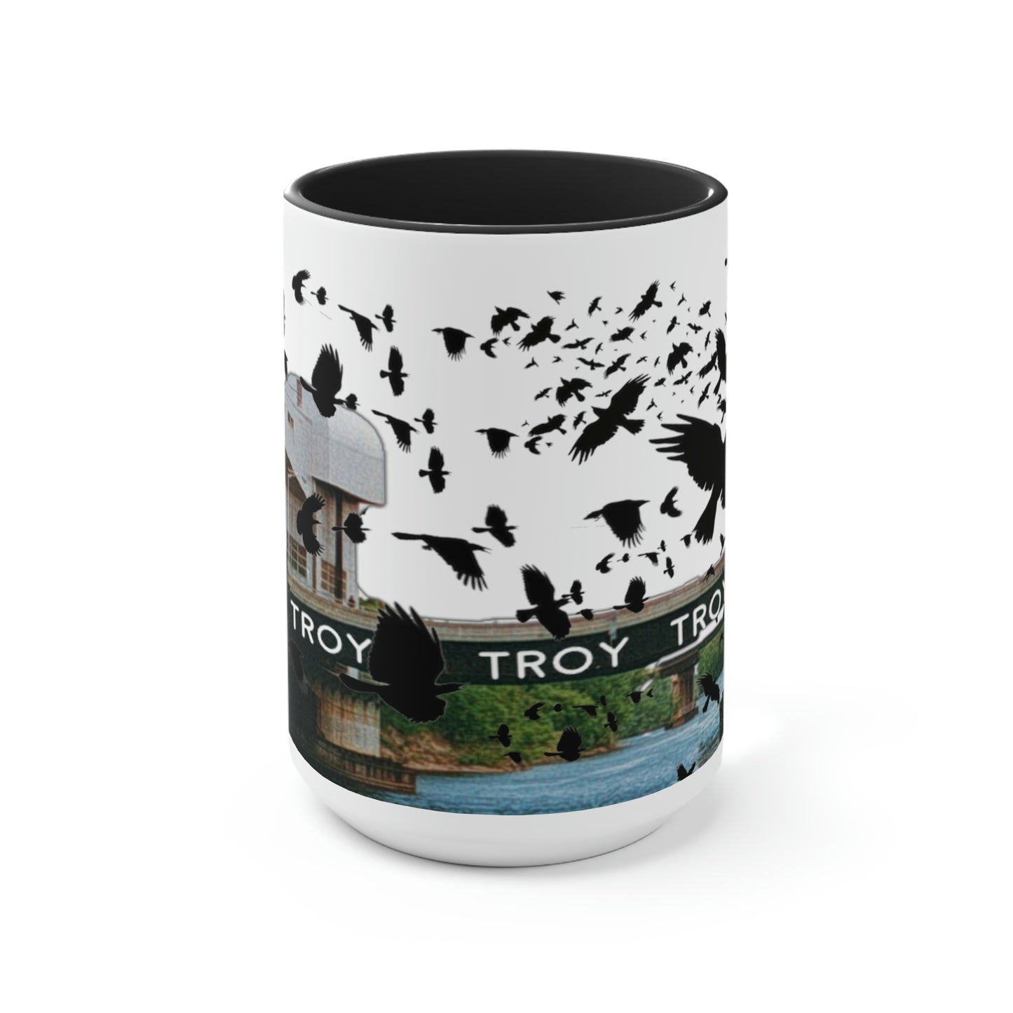 Troys crows have eyes coffee mug, 15oz