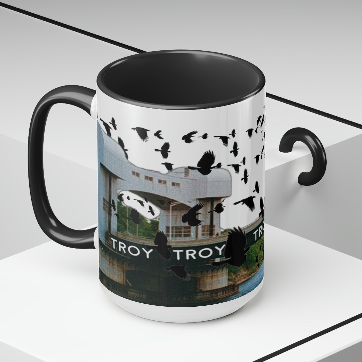 Troys crows have eyes coffee mug, 15oz