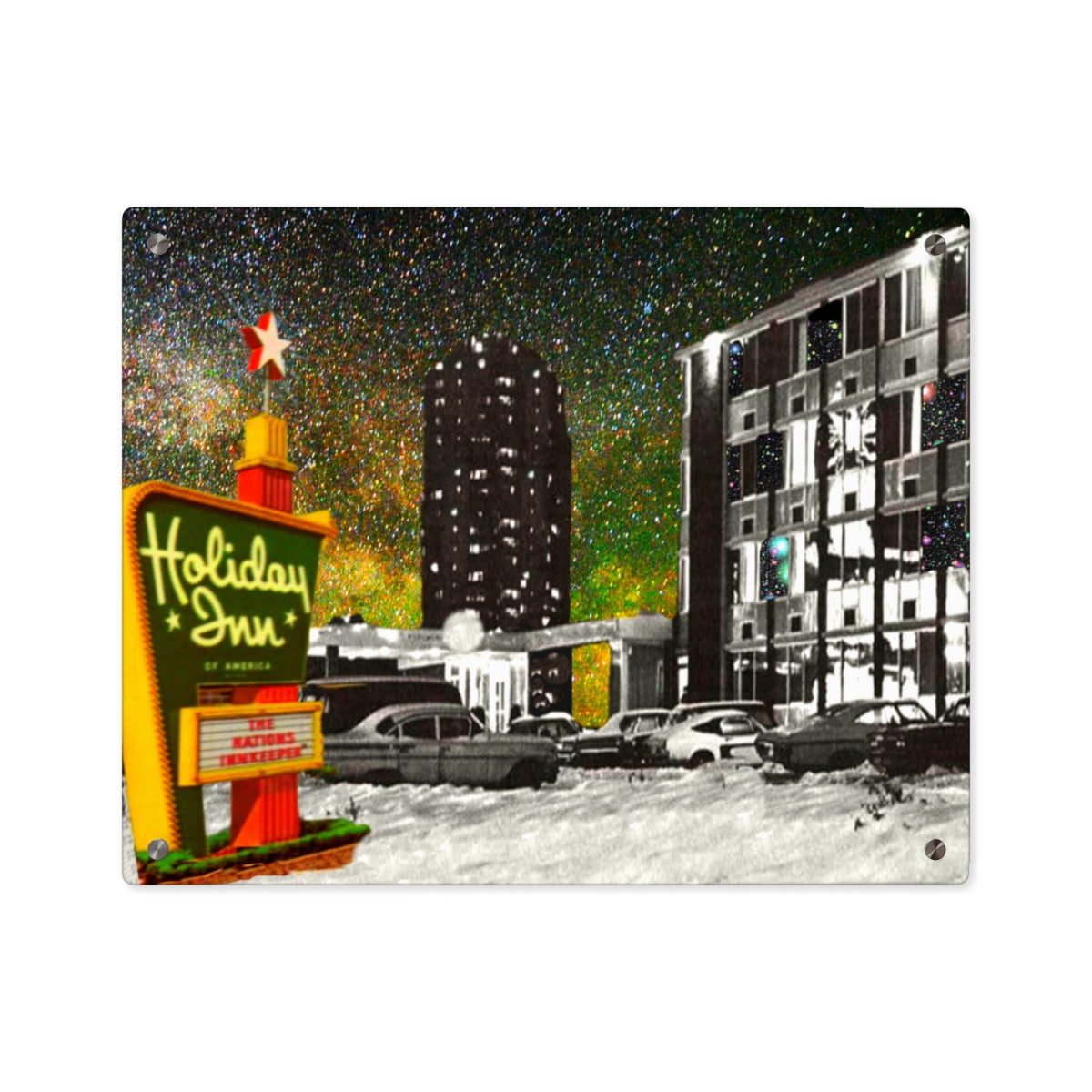 Holiday Inn Troy  circa 1975 acrylic panel