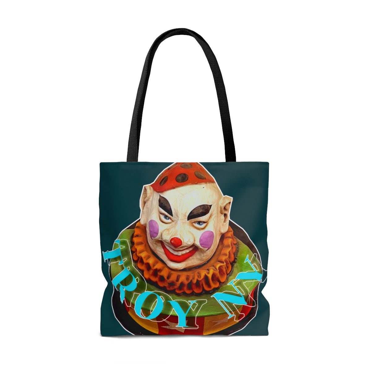 Troy NY creepy clown Tote Bag