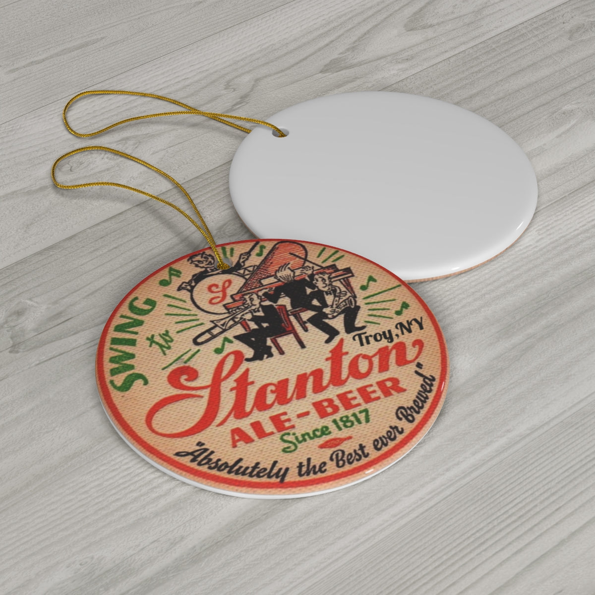 Stanton Brewery ceramic ornament